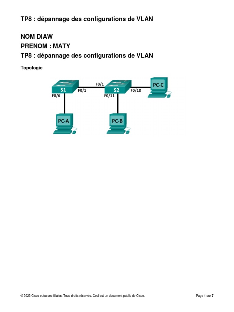 TP8 PDF | PDF | Adresse IP | Topologie de réseau