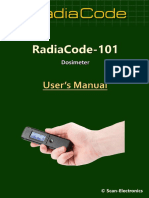 Radiascan RC-101 Device Manual