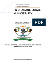 SPLUMA BY-LAW20191604 - Collins Chabane Municipality