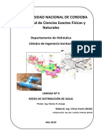 UNID 9 - Redes de Distribución de Agua PDF