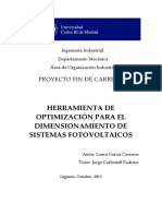 2013 - (Tesis) - Herramienta de Optimizacion para El Dimensionamiento de Sistemas Fotovoltaicos PDF