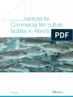 Aep Best Practices For Commercial Fish Culture Facilities in Alberta