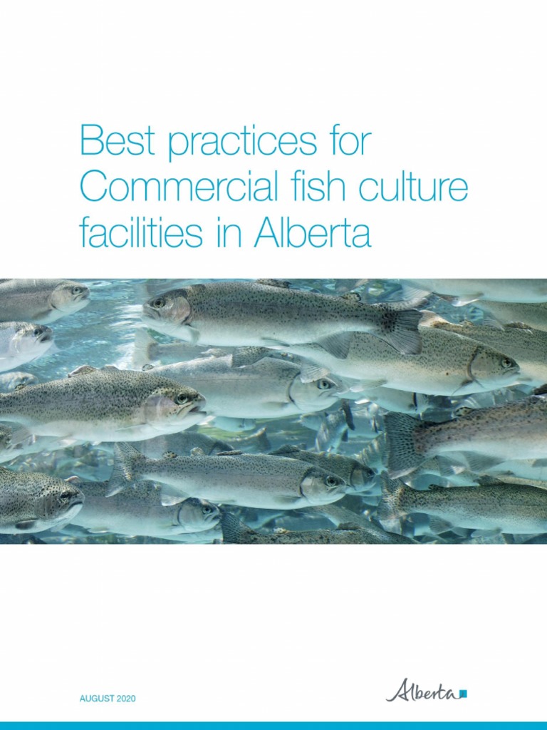 Aep Best Practices For Commercial Fish Culture Facilities in Alberta ...