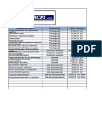 Matriz de Capacitacion