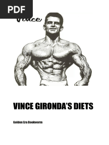 Vince Girondas Diets