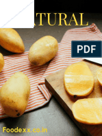 Minimal Black and White Fruit Food Magazine PDF