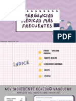 ACV y DM: principales emergencias médicas