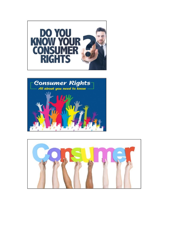 Consumer Rights Project Pictures | PDF