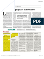 2023 03 10 - La Segunda - Disputa Sobre Poryectos Inmobiliarios