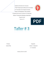 Taller N 3 Matematicas