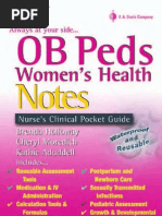 Download Ob Peds Women s Health Notes by Mikylla Huertas SN63194459 doc pdf