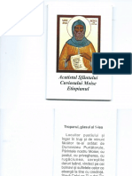 Acatistul Sfantului Cuviosului Moise Etiopianul1 PDF
