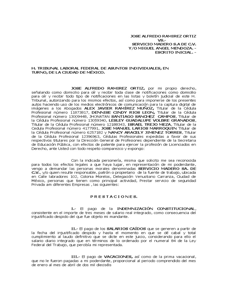 Jose Alfredo Ramirez Ortiz PDF México Salario