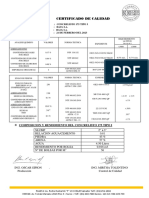 CL 175 Certificado de Calidad