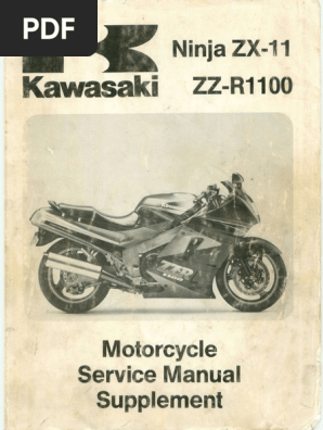Kawasaki Ninja ZX-11 ZZ-R1100 Motorcycle Service Manual Supplement