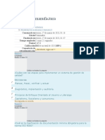 Examen - Semana 3 - Sistemas de Manufactura