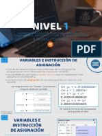 Nivel: Variables, Instrucción de Asignación & Tipado Dinámico