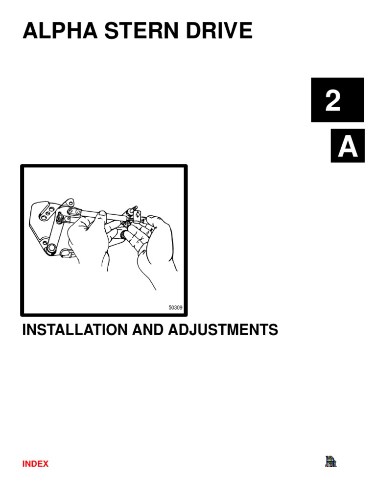 Alpha Stern Drive Installation Guide | PDF | Clutch | Nut (Hardware)