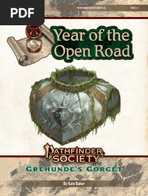 Year of The Open Road - Pathfinder 2e
