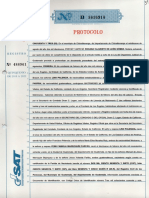 Ejemplos de Protocolizaciones de Documentos Provenientes Del Extranjero 1 PDF