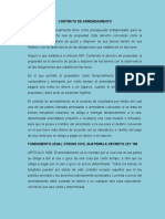 Caracteristicas Del Contrato de Arrendamiento Osorio