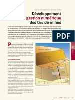 Gestion Numérique Des Tirs de Mines PDF