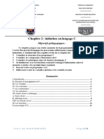 Chapitre 2 Initiation Au Langage C PDF