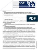 Bases Reguladoras Da Convocatoria para A Creacion Dunha Bolsa de Emprego de Funcionarios Interinos Grupo C Subgrupo C1