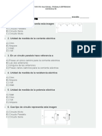 Circuitos eléctricos básicos examen práctico