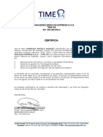 Certificado Oswaldo Biomedico