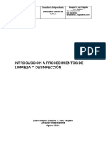 Capacitacion Introduccion A Procedimientos de Limpieza y Desinfección