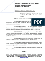 Atualização de valores de imóveis e tributos municipais em Miraí
