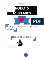 Robots militares: historia y desarrollo
