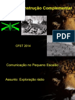 Exploração rádio CFST 2014