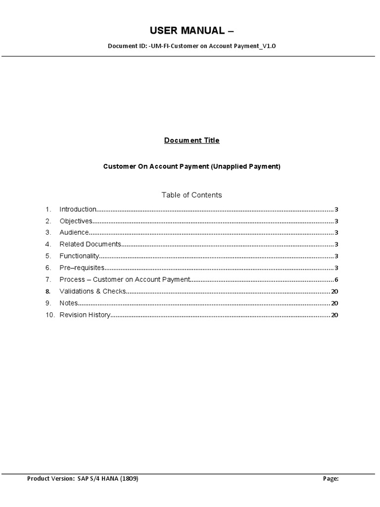 Fi ar customer on account payment v1 0 f 28 fb03 fbl5n pdf