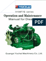 Yuchai YC4108T - G Engine Manual