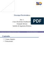 Descarga Electrostática: Rev. 1 Curso Electrónica Fundamental Fernando Silveira Instituto de Ingeniería Eléctrica