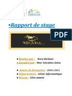 Rapport de Stage