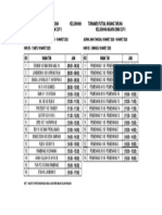 Jadwal Turnament