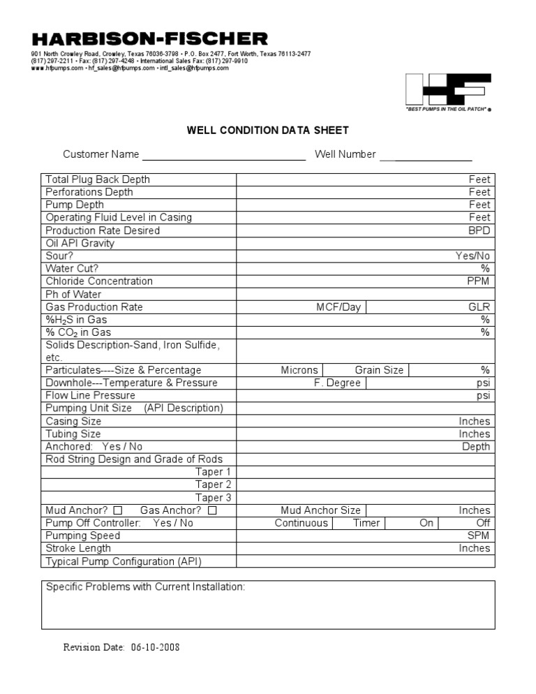 Well Condition | PDF