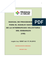 MANUAL DE PROCEDIMIENTOS IVE. 1 Dic 2016