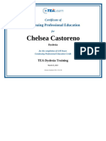 Tea Dyslexia Training Chelsea Castoreno