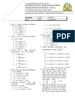 Menyelesaikan soal ujian matematika SMA