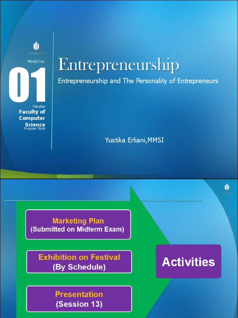 Entrepreneur Module 01 PDF