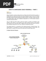 How To Configure Cisco Firewall - Part I