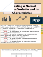 Illustrating Normal Distribution Characteristics