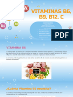 Vitaminas B6, B9, B12, C