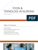 Innovation Teknologi in Nursing
