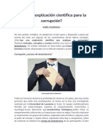 Explicación Científica para La Corrupción PDF