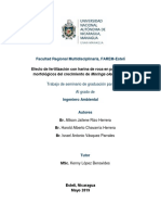 Facultad Regional Multidisciplinaria, FAREM-Estelí: Trabajo de Seminario de Graduación para Optar Al Grado de